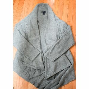 NEW! Open Drape Cardigan Sweater (GRAY) (S)